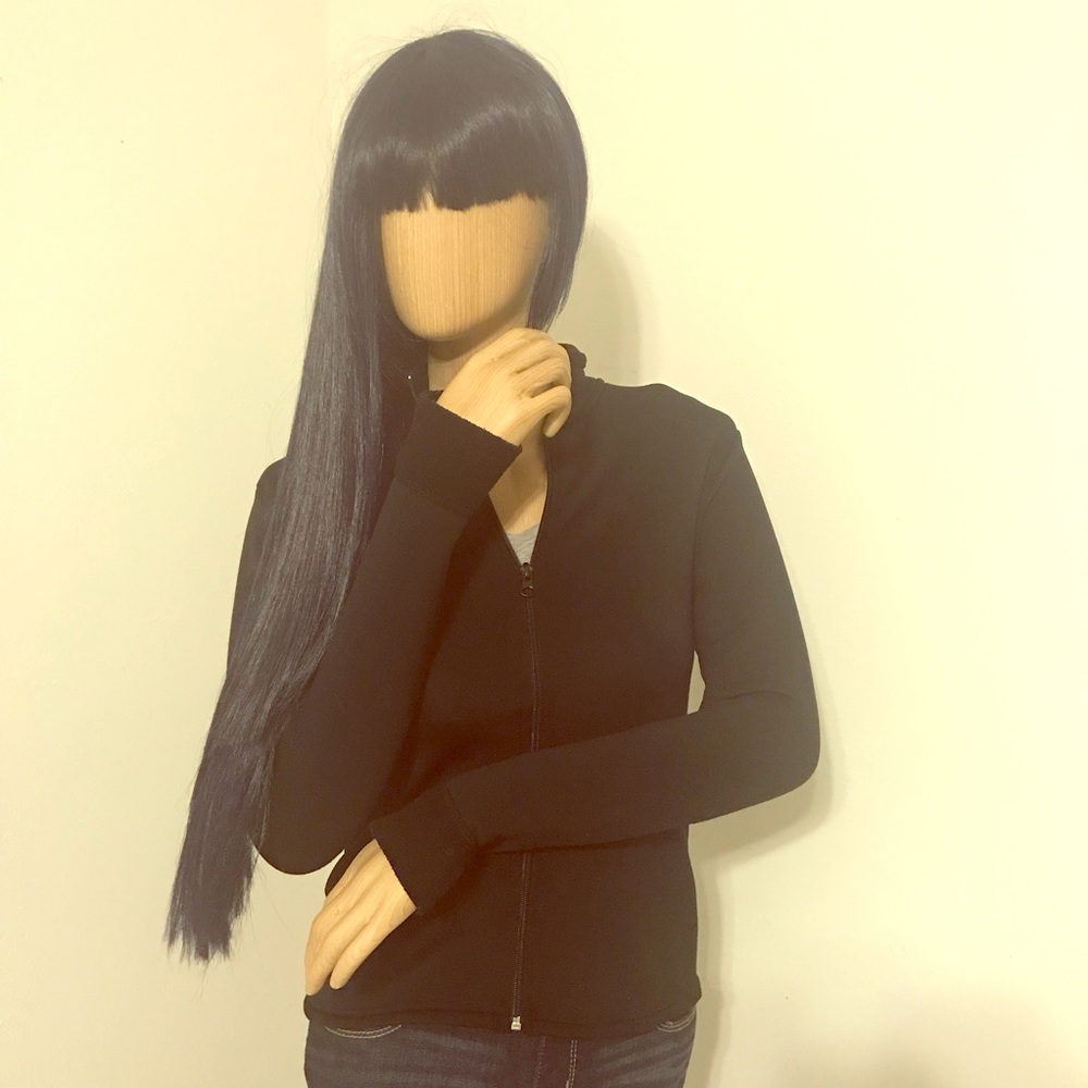 Fitted Fleece Jacket with Rhinestones